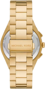 Michael Kors Lennox Chronograph White Dial Gold Steel Strap Watch For Men - MK9120 Buy Now By Michael Kors