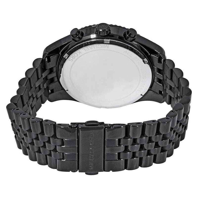 Michael Kors Lexington Chronograph Black Dial Black Steel Strap Watch for Men - MK8603 Buy Now By Michael Kors