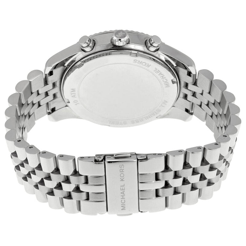 Michael Kors Lexington Silver Dial Silver Steel Strap Watch for Men - MK8405 Buy Now By Michael Kors