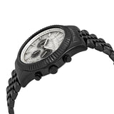 Michael Kors Lexington Chronograph Crystals Silver Dial Black Steel Strap Watch for Men - MK8605 Buy Now By Michael Kors