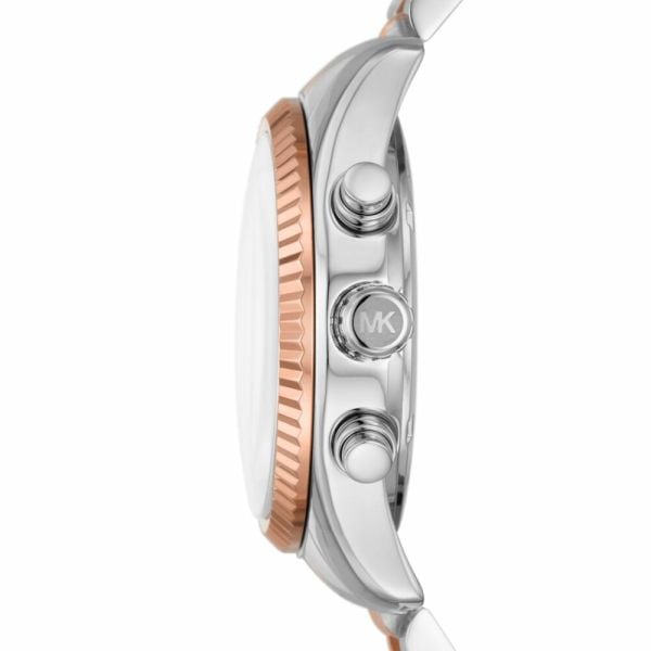 Michael Kors Lexington Chronograph Rose Gold Dial Two Tone Steel Strap Watch For Women - MK7219 Buy Now By Michael Kors