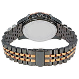 Michael Kors Lexington Chronograph Black Dial Two Tone Steel Strap Watch for Men - MK8561 Buy Now By Michael Kors