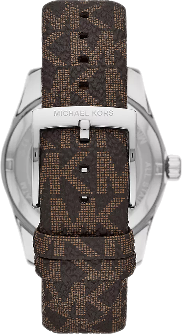 Michael Kors Lexington Silver Dial Brown Leather Strap Watch For Women - MK4745 Buy Now By Michael Kors