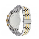Michael Kors Lexington Chronograph Silver Dial Two Tone Steel Strap Watch for Women - MK5955