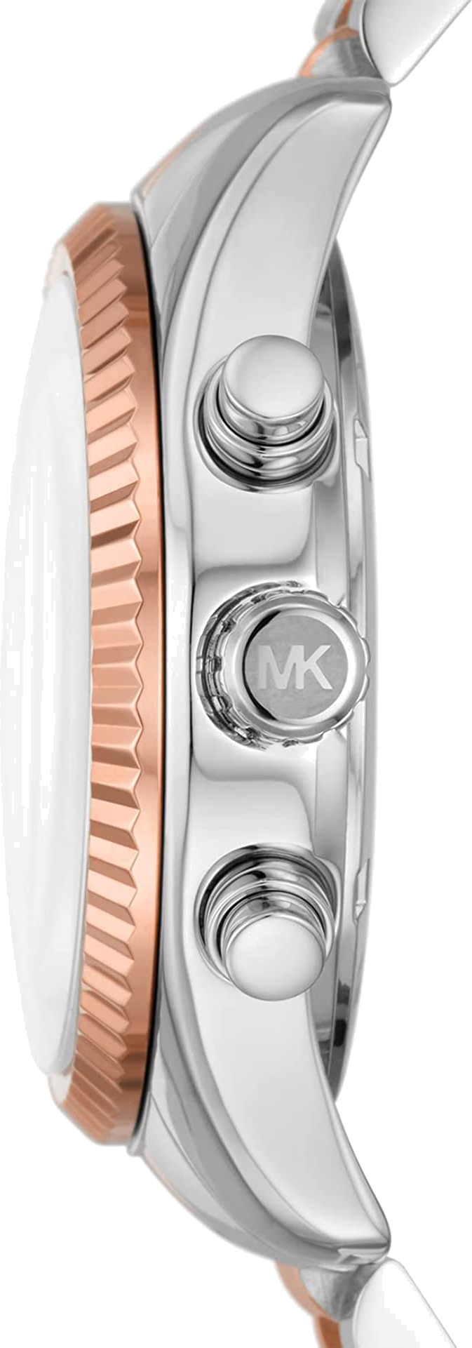 Michael Kors Lexington Chronograph Rose Gold Dial Two Tone Steel Strap Watch For Women - MK7219 Buy Now By Michael Kors