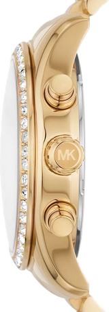 Michael Kors Lexington Mother of Pearl White Dial Gold Steel Strap Watch For Women - MK7241 Buy Now By Michael Kors
