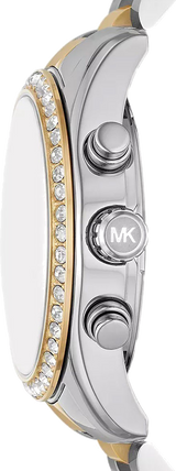 Michael Kors Lexington Chronograph Green Dial Two Tone Steel Strap Watch For Women - MK7303 Buy Now By Michael Kors