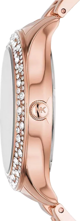 Michael Kors Liliane Three Hand Rose Gold Dial Rose Gold Steel Strap Watch For Women - MK4651 Buy Now By Michael Kors