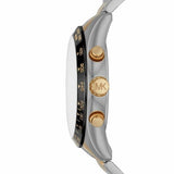 Michael Kors Layton Chronograph Black Dial Two Tone Steel Strap Watch For Men - MK8784 Buy Now By Michael Kors