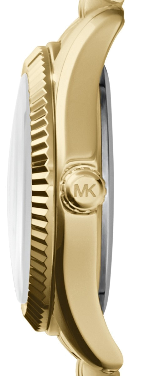 Michael Kors Lexington Quartz Blue Dial Gold Steel Strap Watch For Women - MK3271 Buy Now By Michael Kors