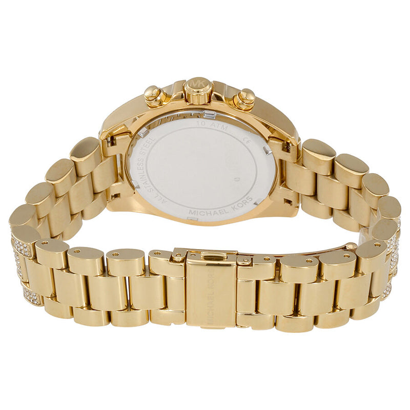 Michael Kors Mini Bradshaw Crystals Gold Dial Gold Steel Strap Watch For Women - MK6494 Buy Now By Michael Kors
