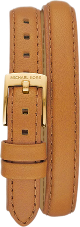 Michael Kors Empire Three Hand Gold Dial Brown Leather Strap Watch for Women - MK4721 Buy Now By Michael Kors