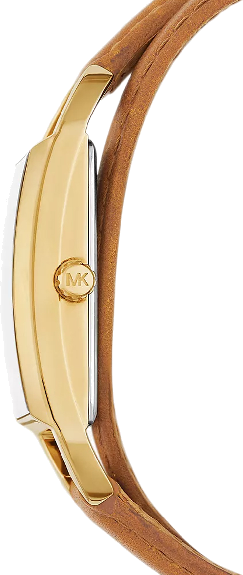 Michael Kors Empire Three Hand Gold Dial Brown Leather Strap Watch for Women - MK4721 Buy Now By Michael Kors