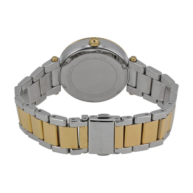 Michael Kors Parker White Dial Two Tone Steel Strap Watch for Women - MK6055 Buy Now By Michael Kors