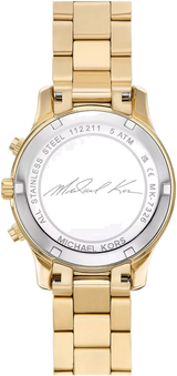 Michael Kors Runway Chronograph Gold Dial Gold Steel Strap Watch For Women - MK7326 Buy Now By Michael Kors