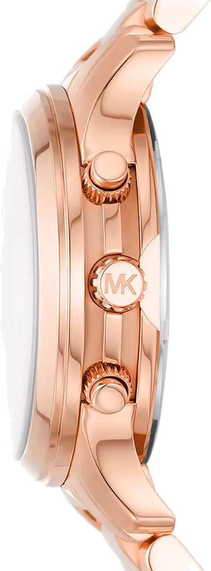 Michael Kors Runway Chronograph Rose Gold Dial Rose Gold Steel Strap Watch For Women - MK7327 Buy Now By Michael Kors