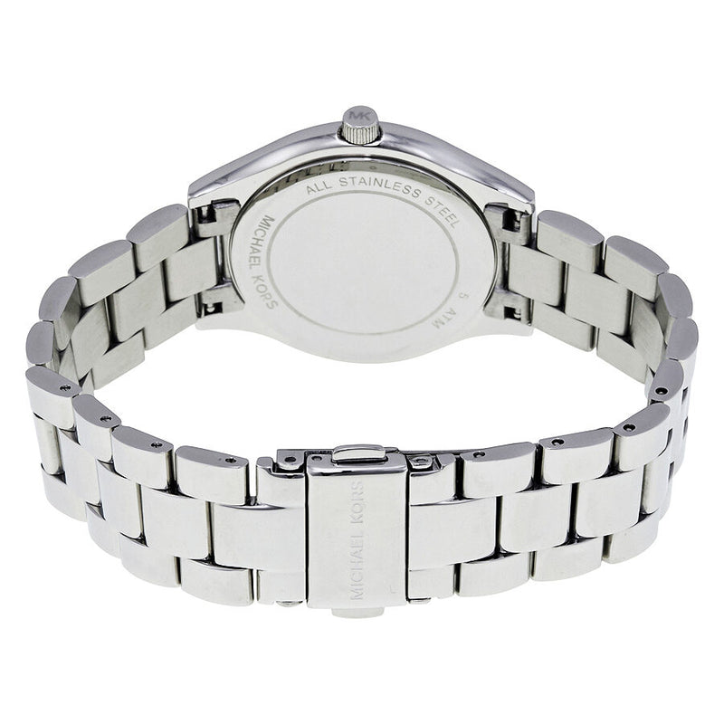 Michael Kors Mini Slim Runway Silver Dial Silver Steel Strap Watch for Women - MK3548 Buy Now By Michael Kors