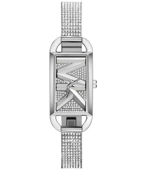 Shop Michael Kors Empire Three-Hand Silver Dial Silver Steel Strap Watch for Women - MK4841 in USA