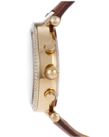 Michael Kors Parker Champagne Gold Dial Brown Leather Strap Watch for Women - MK2249 Buy Now By Michael Kors