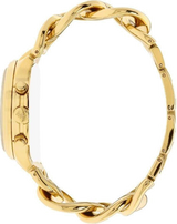 Michael Kors Runway Twist Gold Dial Gold Stainless Steel Strap Watch for Women - MK3131 Buy Now By Michael Kors