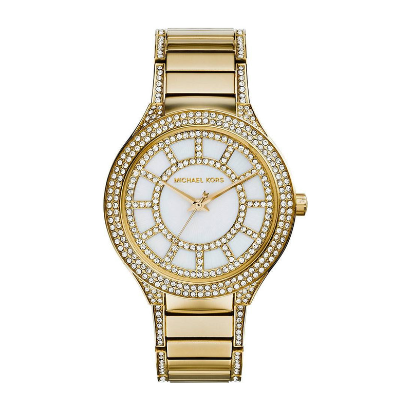 Michael Kors Kerry Mother of Pearl Dial Gold Steel Strap Watch for Women - MK3312 Buy Now By Michael Kors