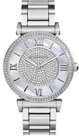 Michael Kors Caitlin Crystal Dial Silver Steel Strap Watch for Women - MK3331 Buy Now By Michael Kors