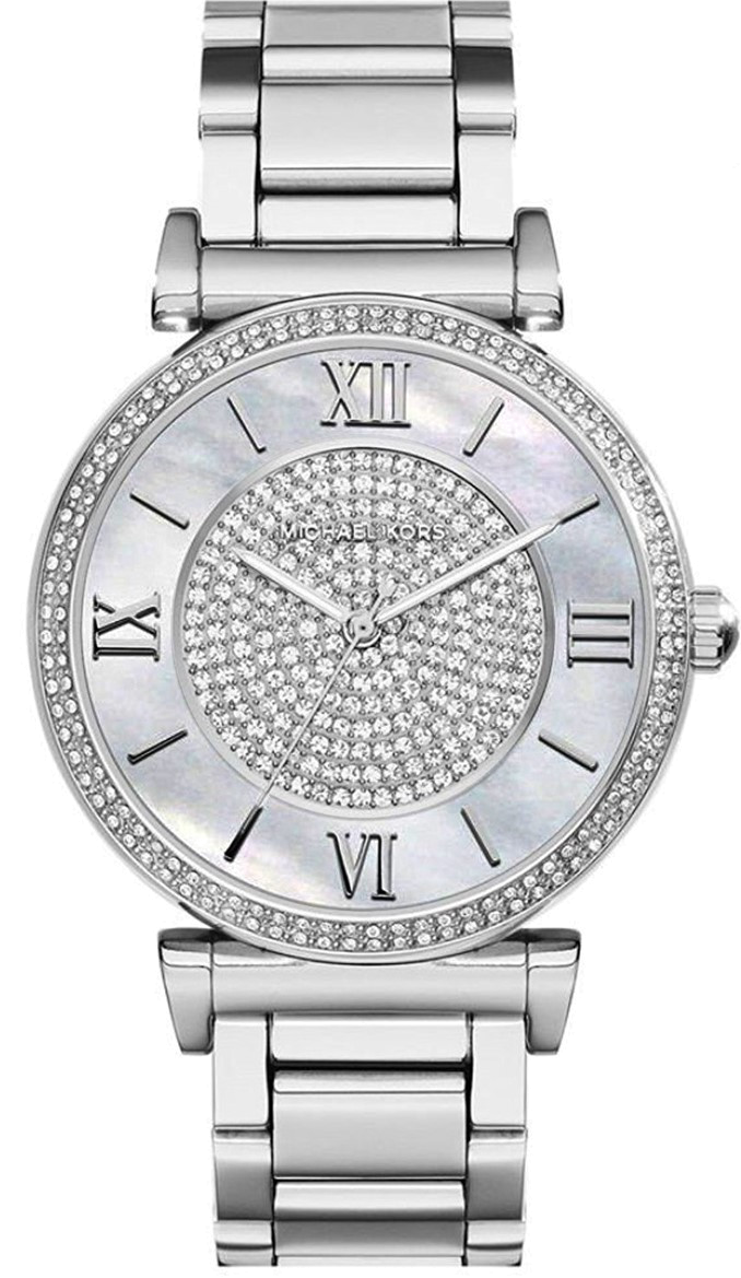 Michael Kors Caitlin Crystal Dial Silver Steel Strap Watch for Women - MK3331 Buy Now By Michael Kors