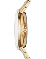 Michael Kors Jaryn Analog Quartz Gold Dial Gold Steel Strap Watch For Women - MK3500 Buy Now By Michael Kors