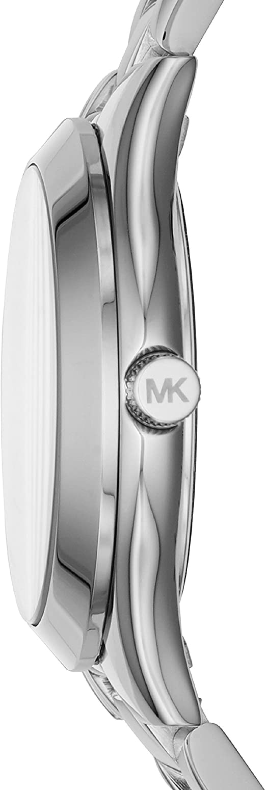Michael Kors Mini Slim Runway Silver Dial Silver Steel Strap Watch for Women - MK3548 Buy Now By Michael Kors