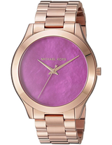 Michael Kors Runway Pink Dial Rose Gold Steel Strap Watch for Women - MK3550 Buy Now By Michael Kors