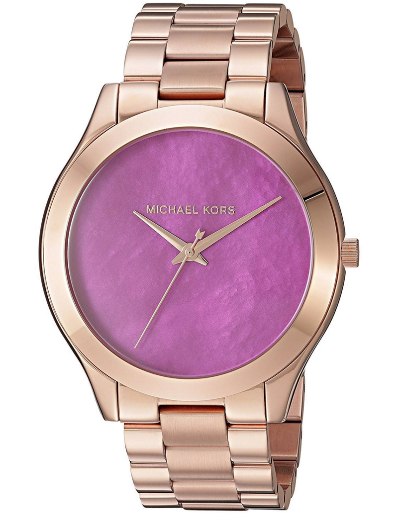 Michael Kors Runway Pink Dial Rose Gold Steel Strap Watch for Women - MK3550 Buy Now By Michael Kors