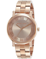 Michael Kors Norie Rose Gold Dial Rose Gold Steel Strap Watch for Women - MK3561 Buy Now By Michael Kors