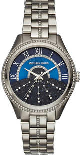 Michael Kors Lauryn Blue Dial Silver Steel Strap Watch for Women - MK3720 Buy Now By Michael Kors