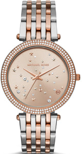 Michael Kors Darci Rose Gold Dial Two Tone Steel Strap Watch for Women - MK3726 Buy Now By Michael Kors