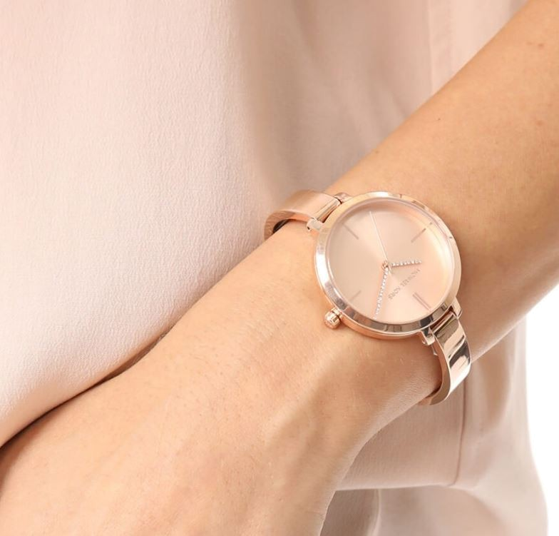 Michael Kors Jaryn Quartz Rose Gold Dial Rose Gold Steel Strap Watch For Women - MK3735