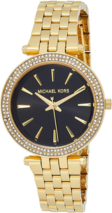 Michael Kors Mini Darci Quartz Black Dial Gold Steel Strap Watch For Women - MK3738 Buy Now By Michael Kors
