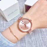 Michael Kors Jaryn Quartz Rose Gold Dial Rose Gold Steel Strap Watch For Women - MK3785 Buy Now By Michael Kors