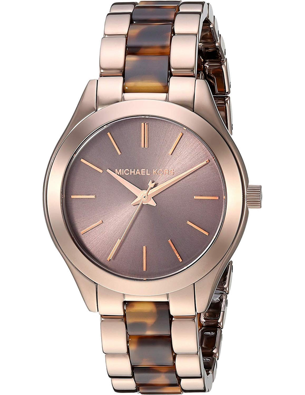 Michael Kors Runway Rose Gold Dial Two Tone Steel Strap Watch for Women - MK4301 Buy Now By Michael Kors