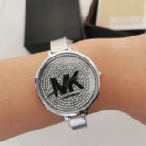 Michael Kors Charley Quartz Crystals Silver Dial Silver Steel Strap Watch For Women - MK4432 Buy Now By Michael Kors
