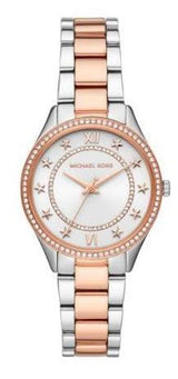 Michael Kors Lauryn Quartz White Dial Two Tone Steel Strap Watch for Women - MK4489 Buy Now By Michael Kors