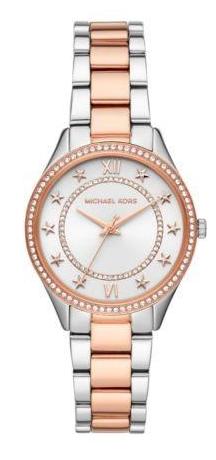Michael Kors Lauryn Quartz White Dial Two Tone Steel Strap Watch for Women - MK4489 Buy Now By Michael Kors