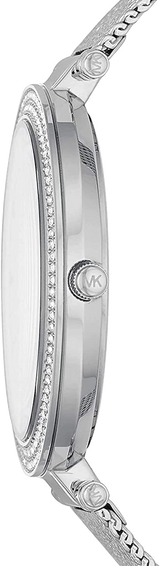 Michael Kors Darci Analog Pink Dial Silver Mesh Bracelet Watch For Women - MK4518 Buy Now By Michael Kors