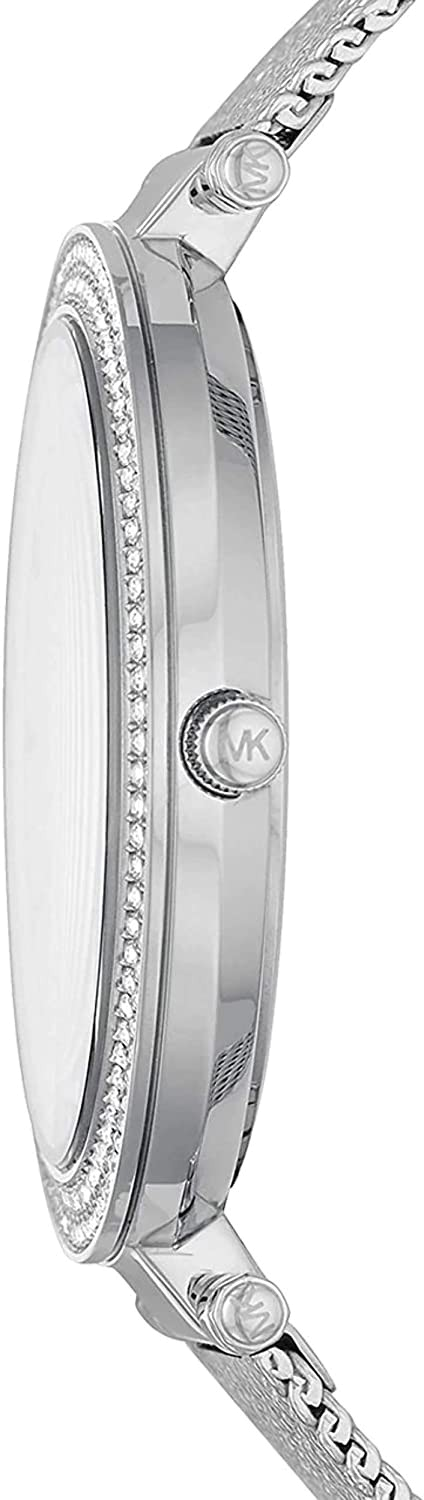 Michael Kors Darci Analog Pink Dial Silver Mesh Bracelet Watch For Women - MK4518 Buy Now By Michael Kors