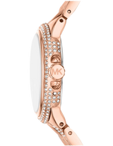 Michael Kors Camille Analog Silver Dial Rose Gold Steel Strap Watch for Women - MK4810 Buy Now By Michael Kors