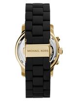 Michael Kors Runway Black Dial Black Silicone Strap Watch for Women - MK5191 Buy Now By Michael Kors