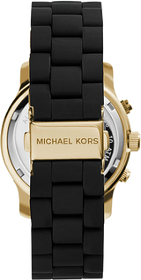 Michael Kors Runway Black Dial Black Silicone Strap Watch for Women - MK5191 Buy Now By Michael Kors
