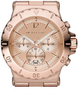 Shop Michael Kors Dylan Rose Gold Dial Rose Gold Steel Strap Watch for Women - MK5314 in USA