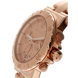 Michael Kors Dylan Rose Gold Dial Rose Gold Steel Strap Watch for Women - MK5314