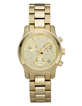 Michael Kors Runway Gold Dial Gold Steel Strap Watch for Women - MK5384 Buy Now By Michael Kors