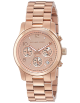 Michael Kors Runway Chronograph Rose Gold Dial Rose Gold Steel Strap Watch for Women - MK5430 Buy Now By Michael Kors
